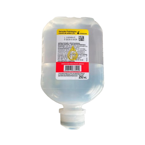 Cloreto de Sódio 0,9% Frasco de 250 ML