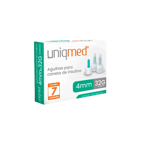 Agulha para Caneta de Insulina 4mm X 32G
