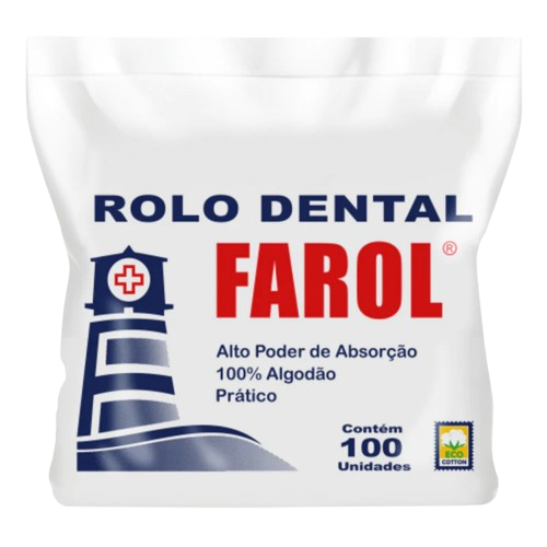 Algodão Rolete (Pct. 100un) - Farol