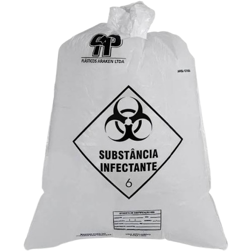 Saco para Lixo Hospitalar 50L (un) - ARAKEN