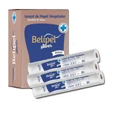 Lençol Belipel Silver Branco rolo 50cm X 50m (un)