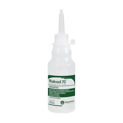 Alcool 70% 100ml Almotolia Rialcool - Rioquimica