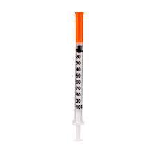 Seringa para Insulina 1ml | Agulha 8mm X 0,30mm 30G (un) - Injex