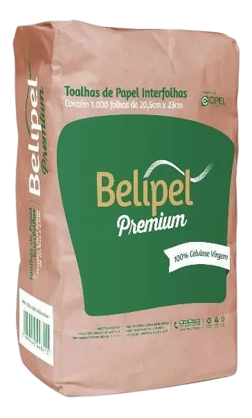 Papel Interfolha Premium 100% Celulose c/ 1000- Belipel