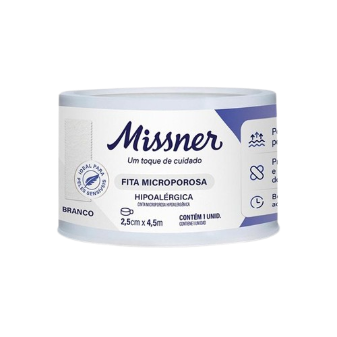 Fita Microporosa 2,5cmX4,5m Missner