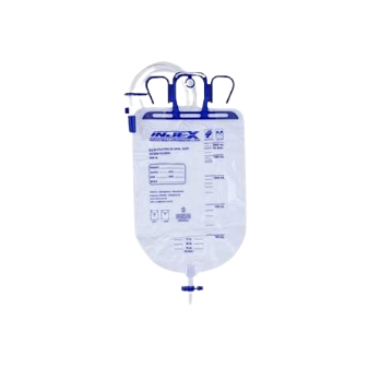 Bolsa Coletora De Urina Sistema Fechado 2000ML C/ Porta De Coleta C/Tampa - INJEX