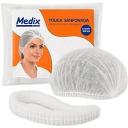Touca Branca Descartável (Pct. 100un) - Medix