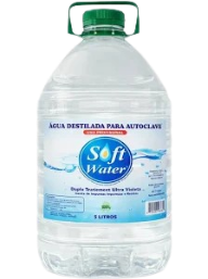 Agua Destilada para Autoclave (5Litros) - Soft