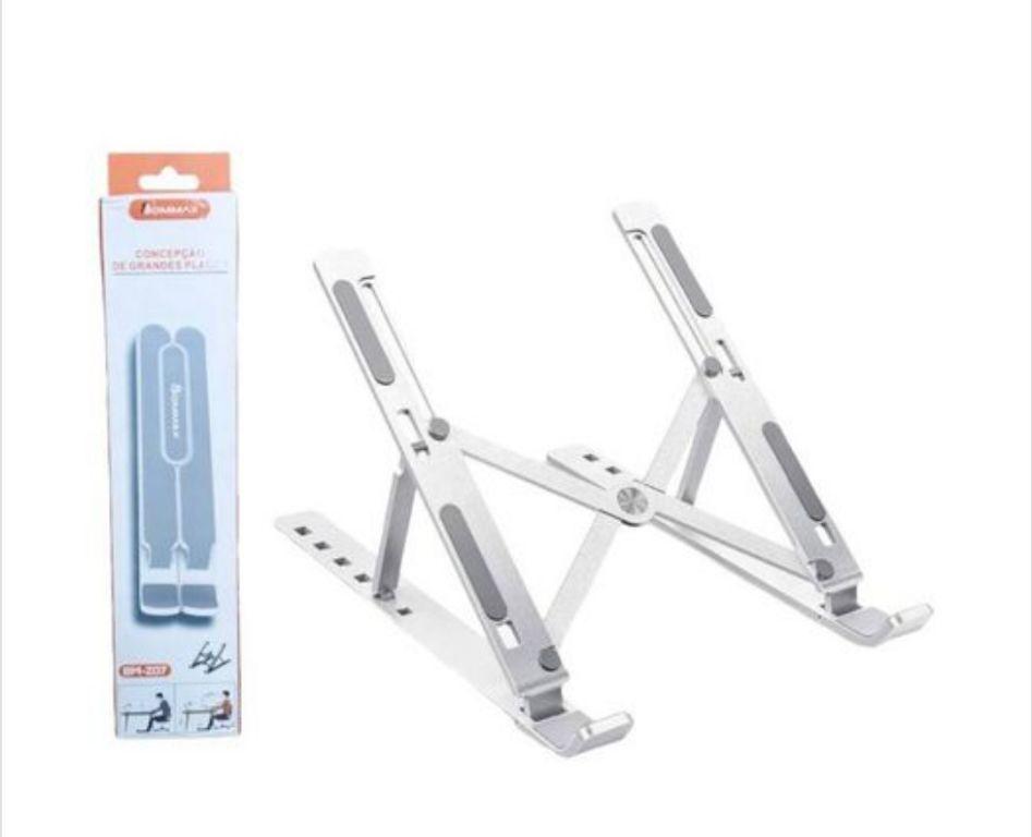 Base Suporte Notebook Regulável De Ferro Dobrável BOMMAX