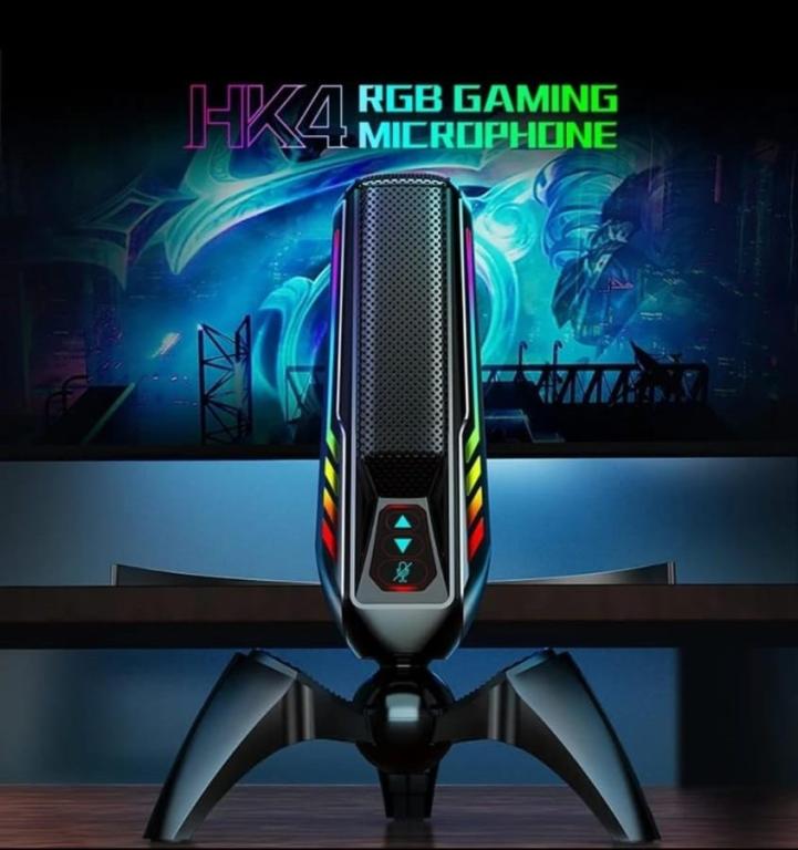 MICROFONE RGB CONDENSADOR PROFISSIONAL