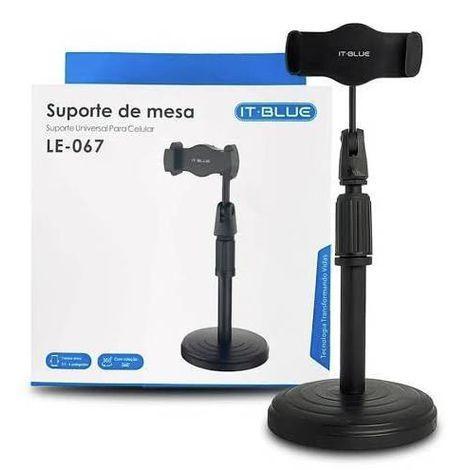 Suporte multifuncional De Mesa P/ Celular Casa Escritório Transmissão Live Articulável 360° IT BLUE