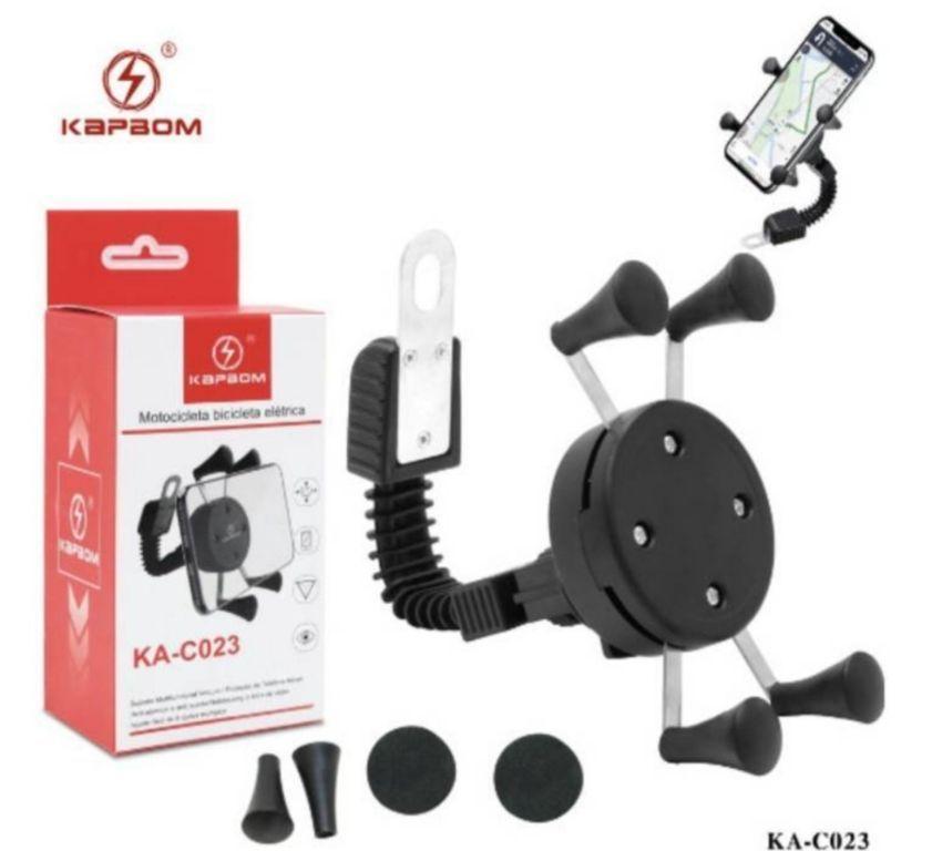 SUPORTE FLEXÍVEL PARA MOTO NO RETROVISOR ( SEM CARREGADOR)