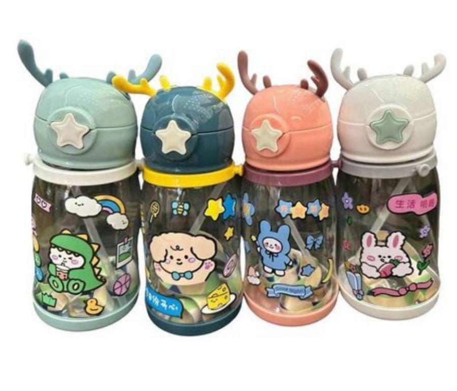 Garrafa alce 500ml infantil Colorida