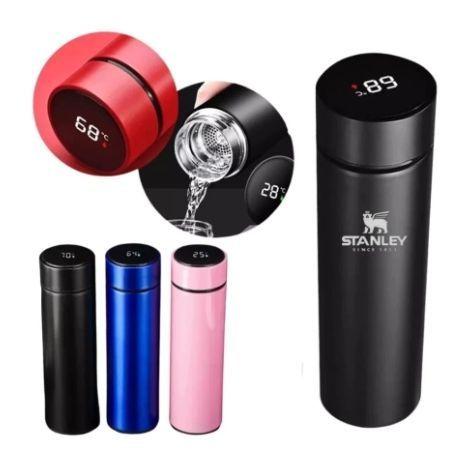 Garrafa Térmica Stanley Inteligente 500ml Display Digital Led Medidor Temperatura Aço Inoxidável