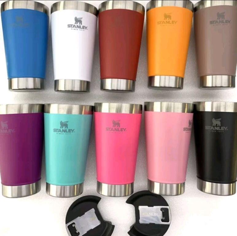 Kit Com 30 Copos Térmico Stanley 473ML Com Tampa (13,00 Cada) Cores Sortidas