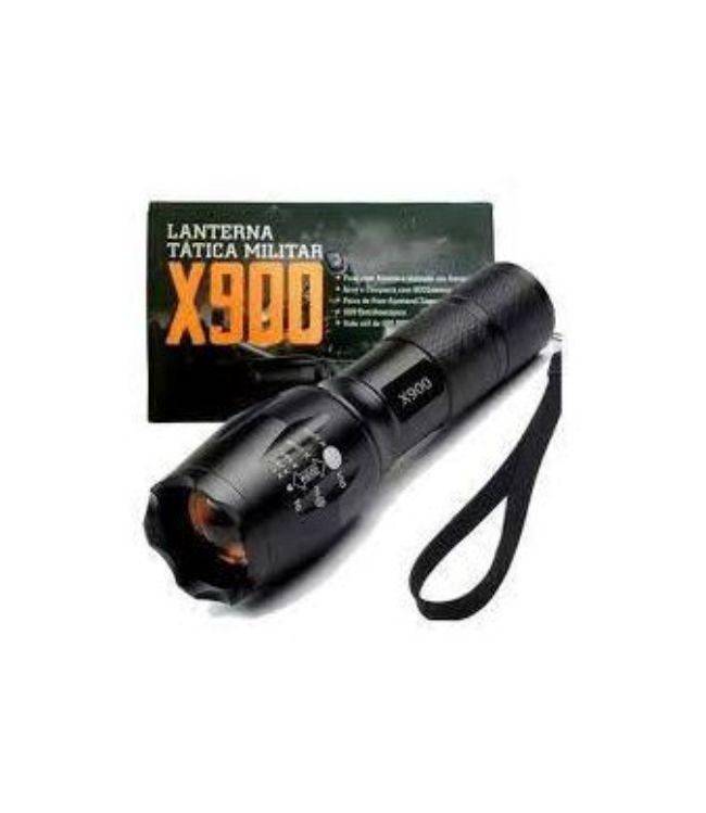 Lanterna Tática Militar X900 Recarregável Police Com Zoom Top Qualidade Altomex