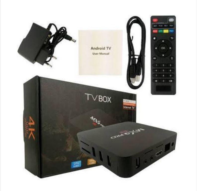 TV Box MXQ Pro 4K 5G Android 11.1 512GB Interno - 32Gb RAM Embalagem ORIGINAL