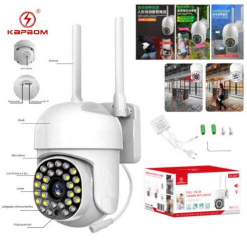 CÂMERA EXTERNA WIFI FULL COLOR INFRA COMM MAIS LED