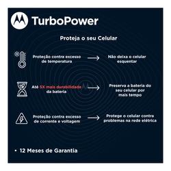 Motorola Carregador Turbo Power™ 68W, Cabo USB-C, USB-C, Porta USB-C e USB