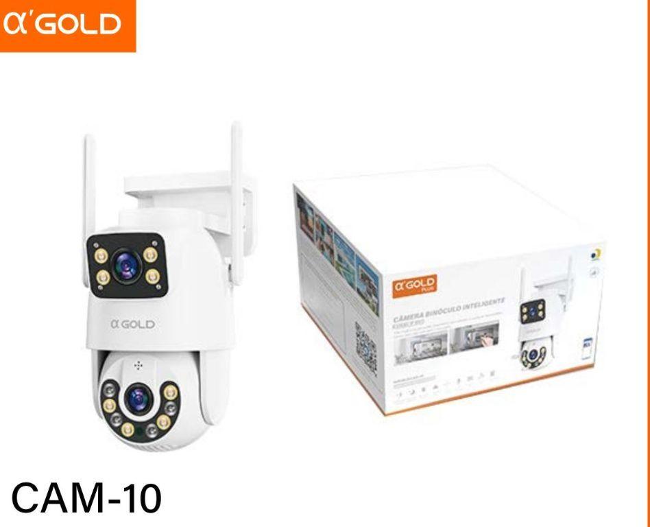 Câmera Lentes Dupla Prova D'água Ip App Yoosee Celular Agold CAM-10