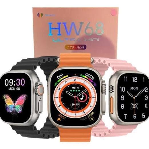 smartwatch HW68 ULTRA MINI tamanho 41 a prova da agua , , com 2 pulseiras ,NFC , GPS, SPORT, atende ligacao