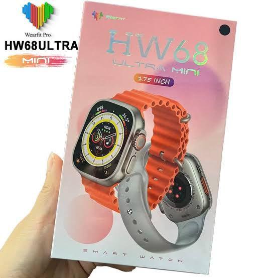 smartwatch HW68 ULTRA MINI tamanho 41 a prova da agua , , com 2 pulseiras ,NFC , GPS, SPORT, atende ligacao