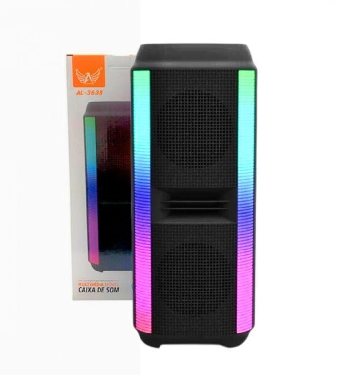 CAIXA DE SOM 50w RGB Altomex AL-3638