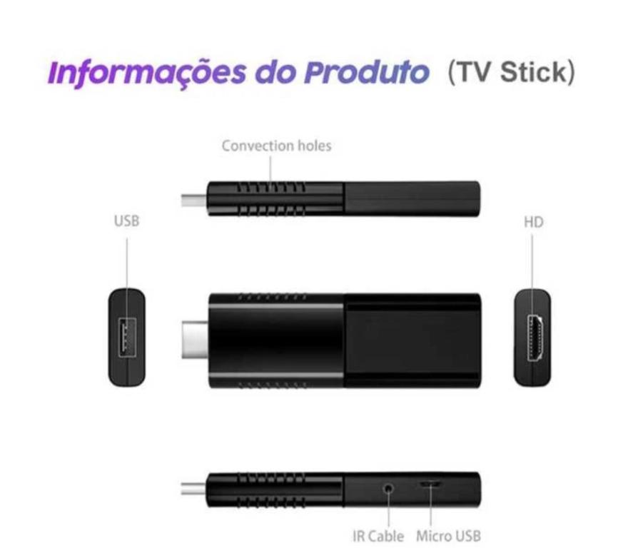 TV Stick Com Android Tv Replica