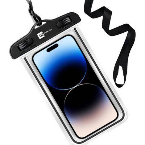 Capa Cor PRETA a prova d'agua para celular 6.5