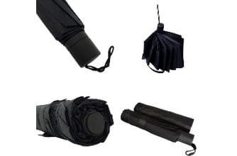Guarda chuva preto, tamanho aberto124cm fechado32cm