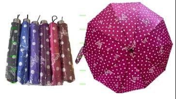 Sombrinha dobravel,tamanho aberto124cm fechado32cm