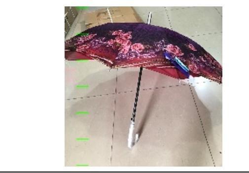 Guarda chuva dois tecidos,longo