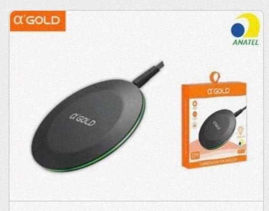 Carregador Sem Fio Com Indicador De Led Fast Rápido 20W Indução IPhone 11 12 13 Agold BTE-01