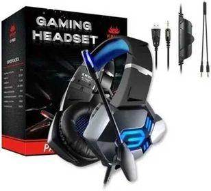 Headset Gamer com Fio para PC PS4 X-One com Microfone e Led KNUP - KP-FN600