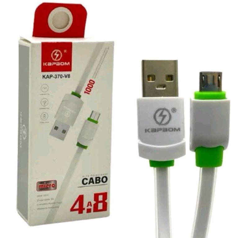 Cabo De Celular Blindado USB Micro V8 KapBom