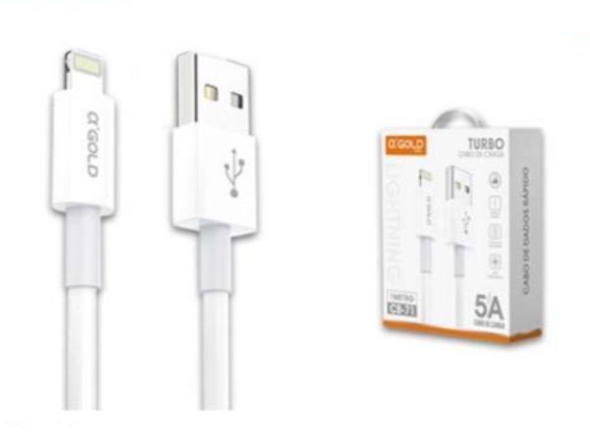 CABO IPHONE IOS 1M 5A 25W Agold CB71