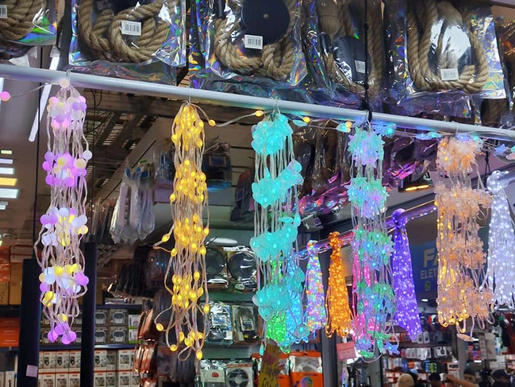 Pisca pisca de bolinha várias contas