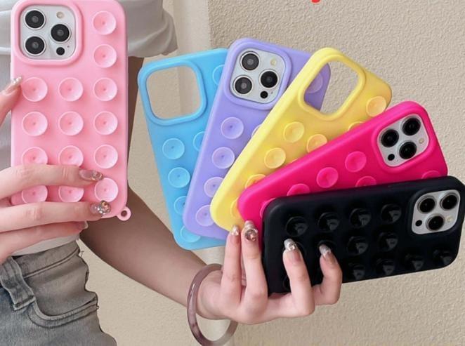 Capa case iphone com Ventosa