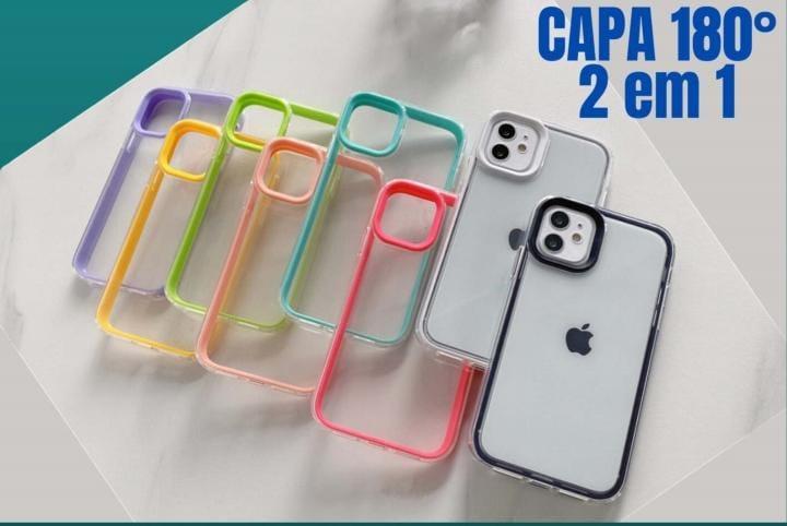 Capa 180 graus 2 em 1 trasparente