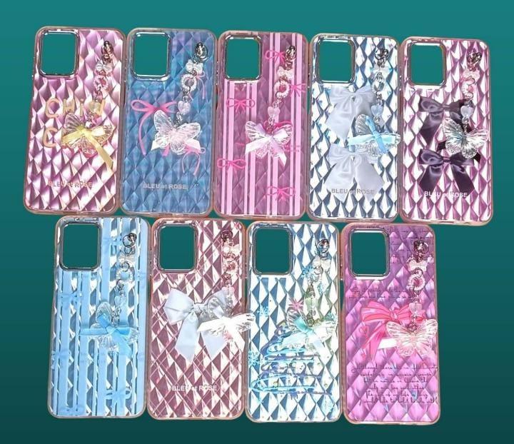 Capa Estampada 3d 2 com pulseira e lacinho