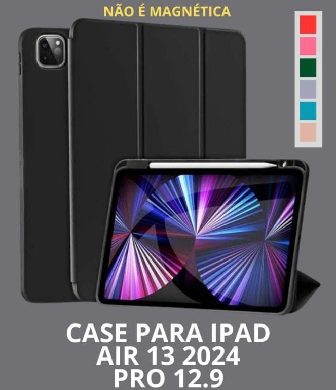 Capa Case Ipad Air 13 2024 Pro 12.9