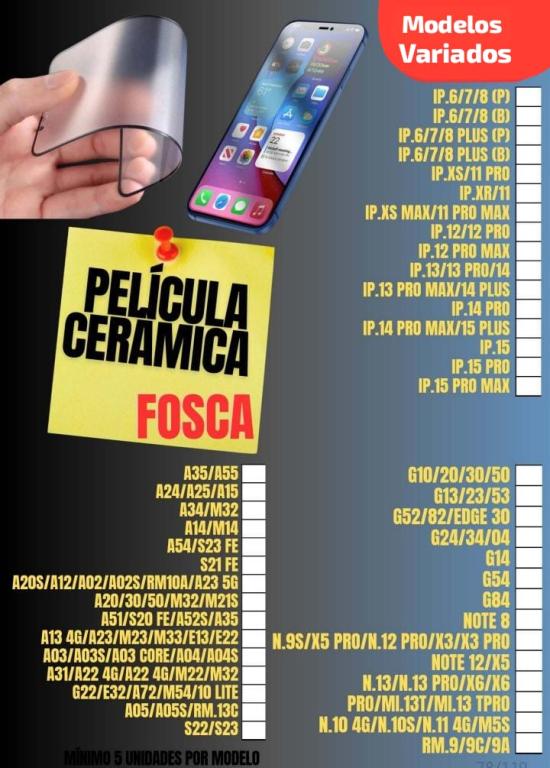 Pelicula Ceramica Fosca