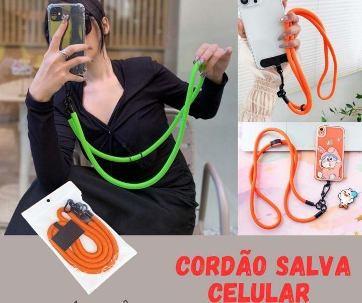 Cordão salva celular