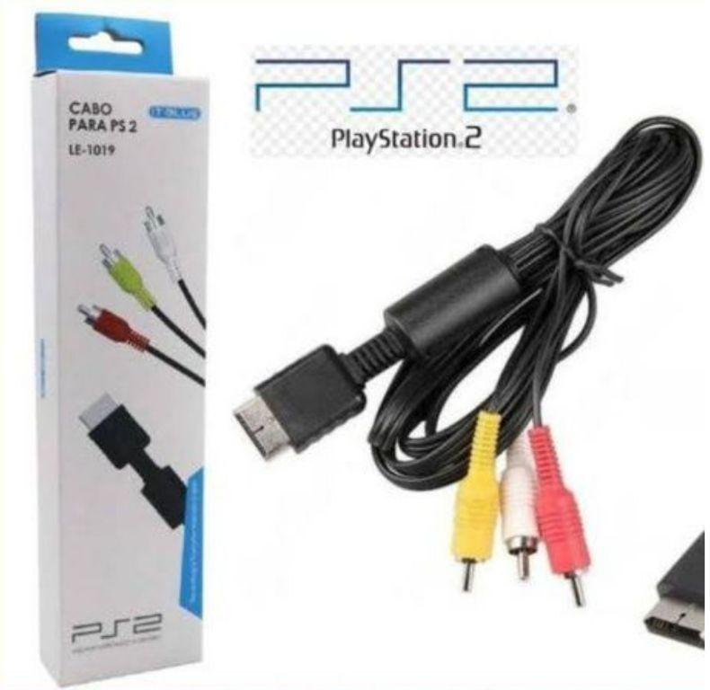 Cabo Audio Video Para Play 2 / 3 Rca Universal IT Blue