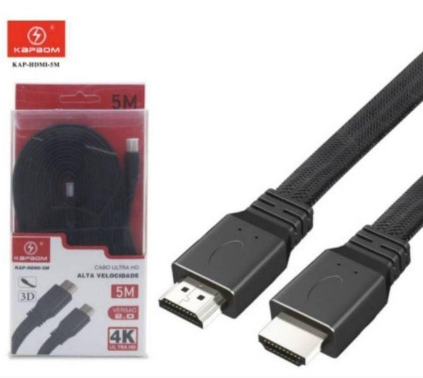 Cabo HDMI 5M 4K Versão 2.0 High Speed HDTV