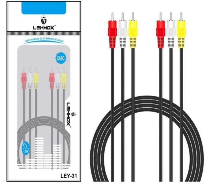 Cabo 1.8M VGA / VGA Para Monitor Lcd Pc Tv Led Projetor -Lehmox LEY-215