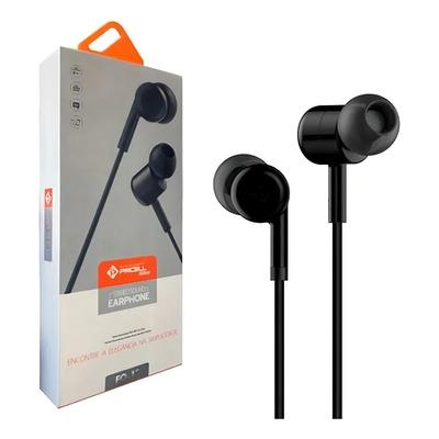 Fone de ouvido fo-01 pmcell botao play/pause intra auricular conector p2