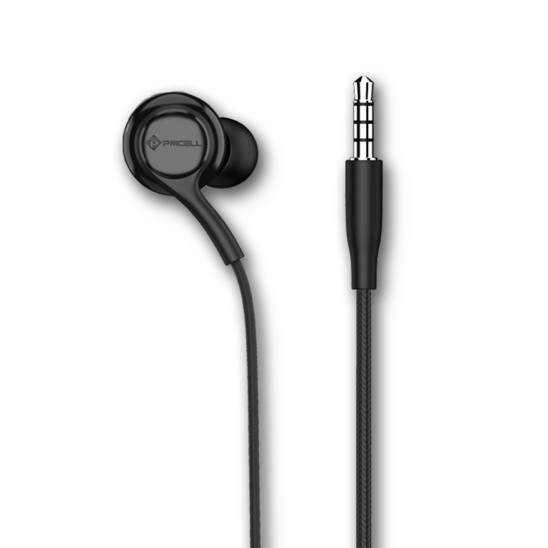 Fone de ouvido fo-16 controle de volume cabo revestido p2