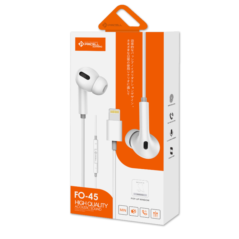 Fone de ouvido fo-45 bluetoth controle de volume conecta p/ Iphone