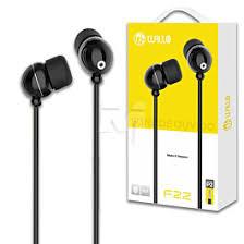 Fone de ouvido f-22 intra-auricular botão play/pause